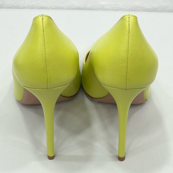Lita by Ciara Acid Lime Solid Point Toe Pump Heels Stiletto Size 39/8.5 NIB - Picture 6 of 13